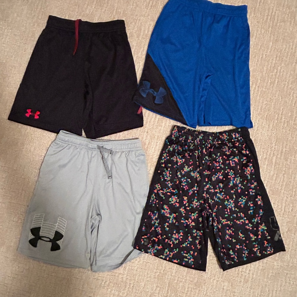Under Armour Kids' Shorts - Black, Blue, Gray, Multicolor